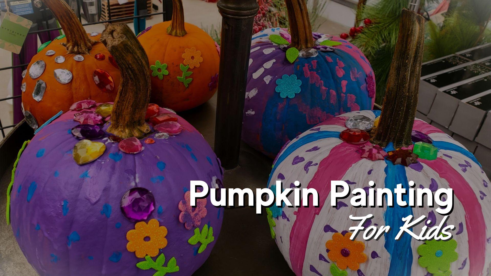 Pumpkin Painting at Thomas Greenhouse and Gardens in Mukwonago